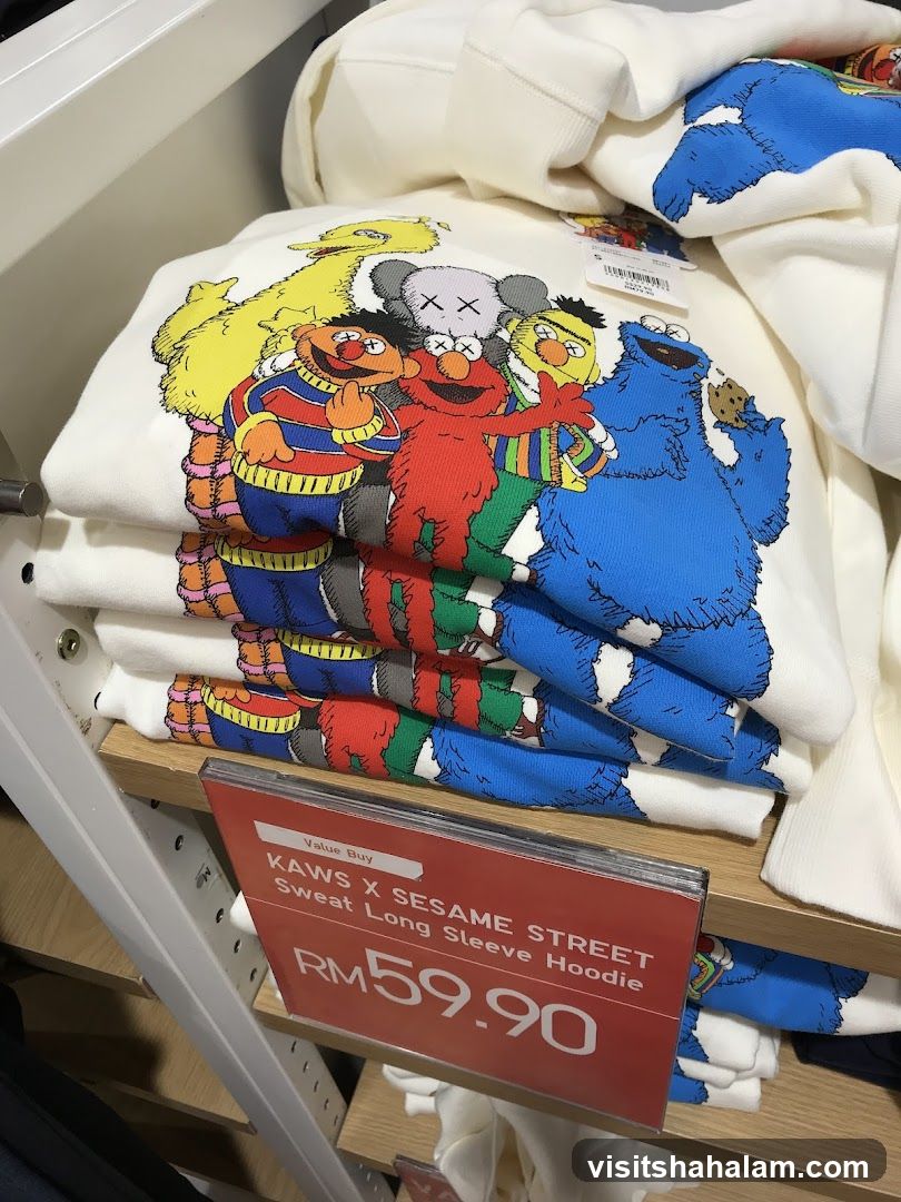 KAWS X Sesame Street Sweat Long Sleeve Hoodie