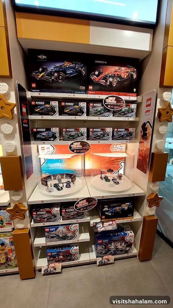 LEGO F1 Collection Display