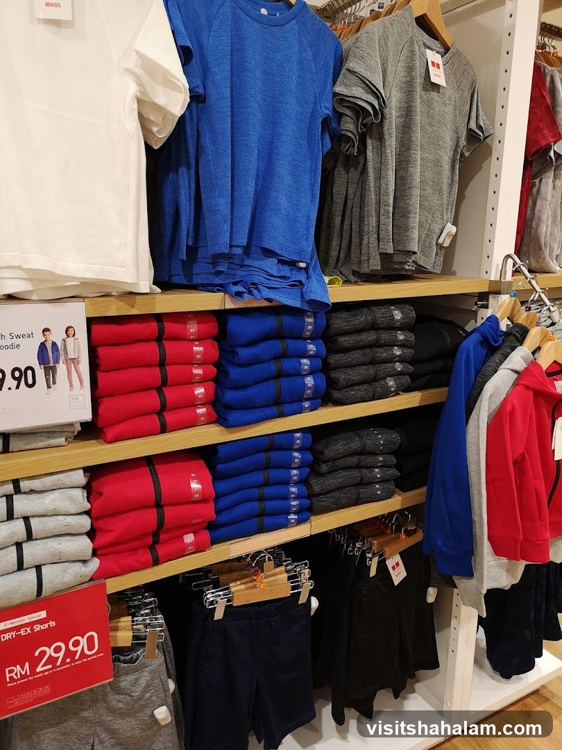 Uniqlo Clothing Display