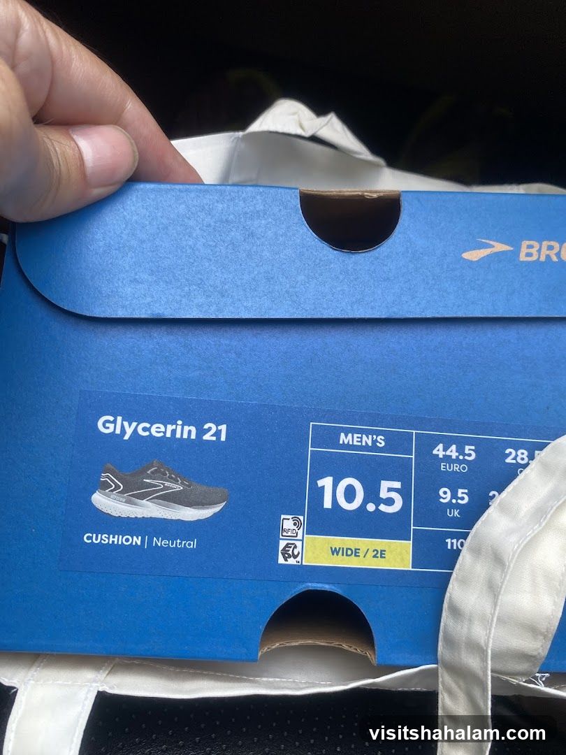 Brooks Glycerin 21 Shoe Box