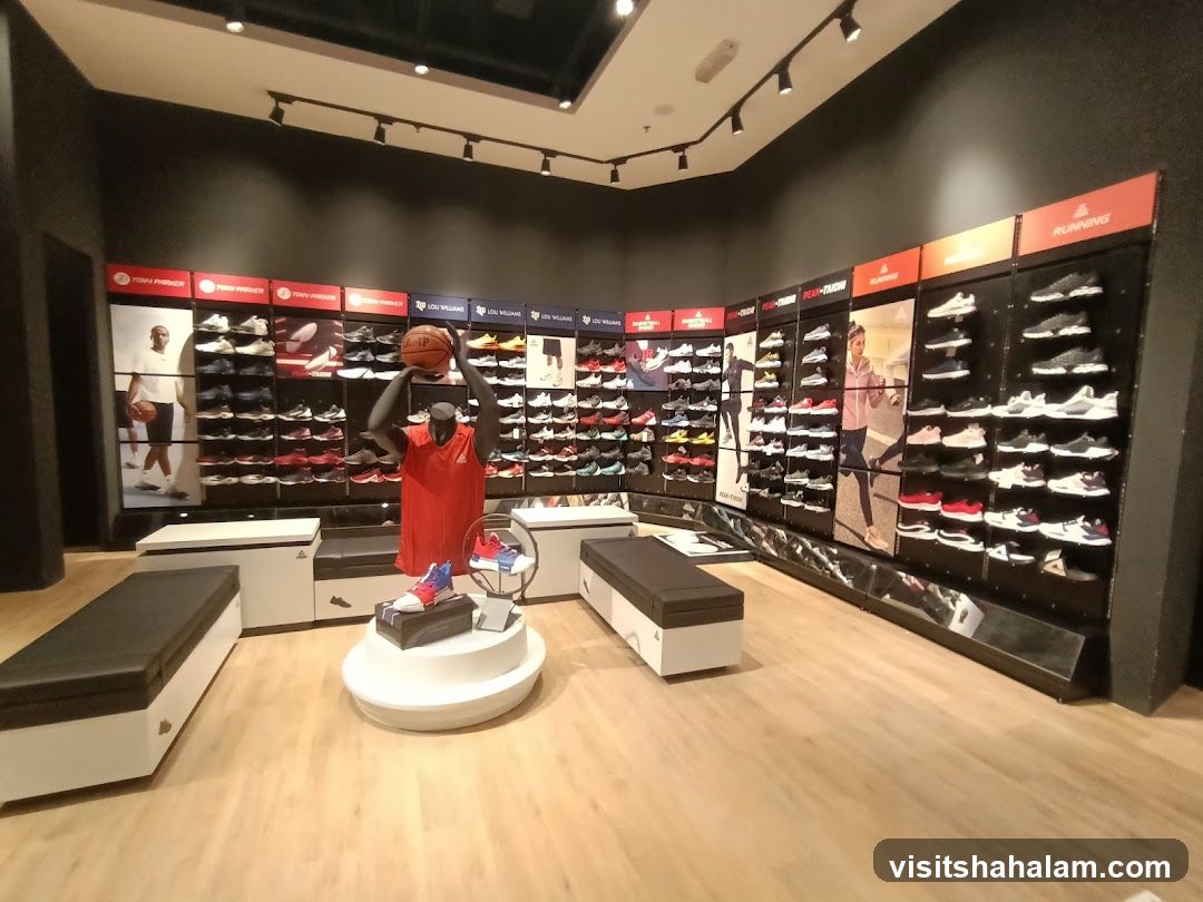 Sports Shoe Store Interior