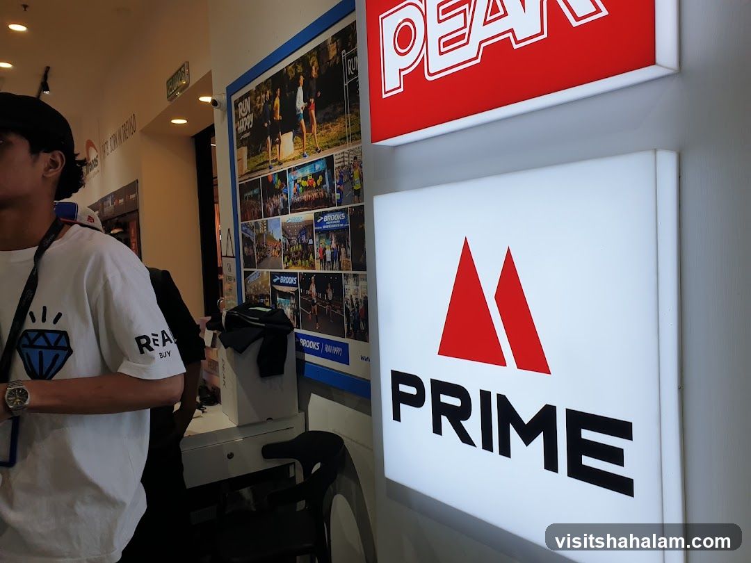 Store Interior with Branded Signage