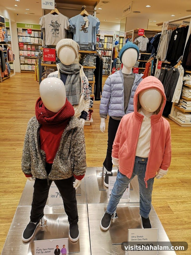 Children's Clothing Display