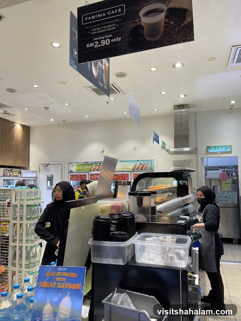 Famima Cafe Display