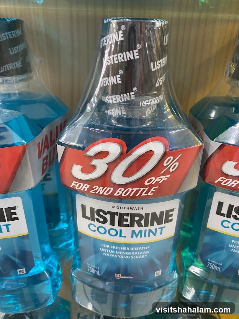 Listerine Cool Mint Mouthwash Promotion