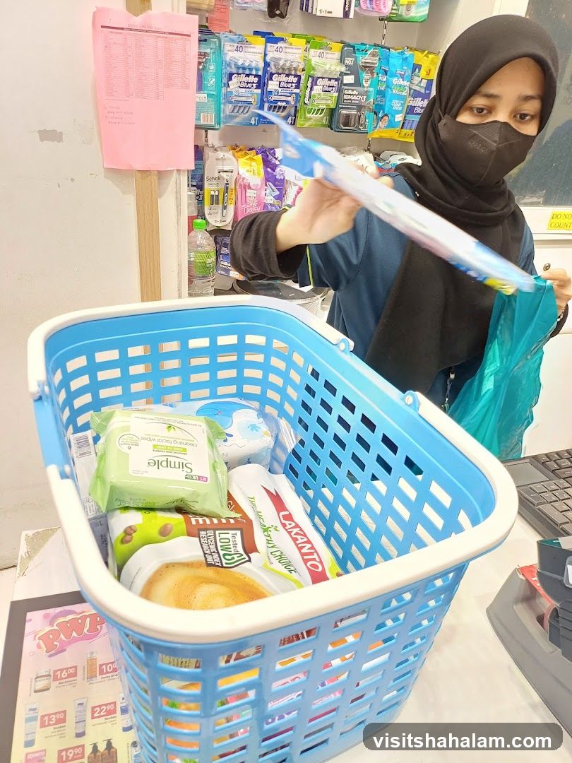 Customer at Checkout