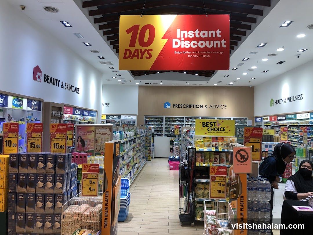 Pharmacy Interior with Discounts