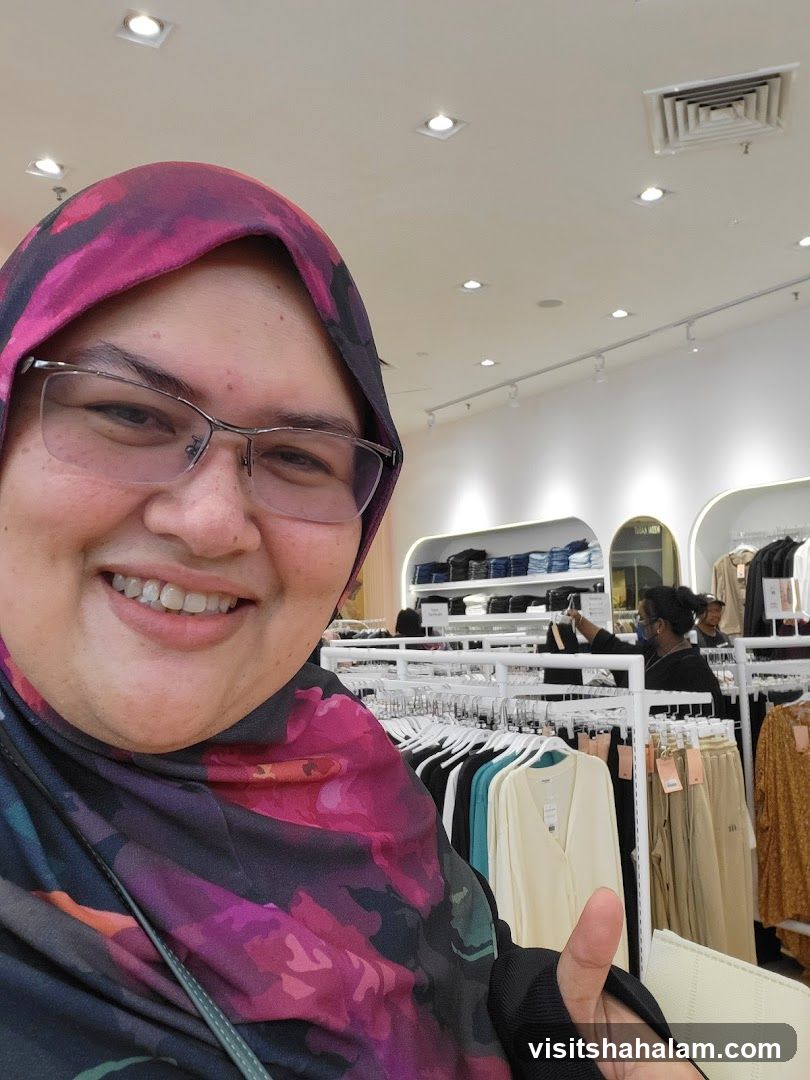 Woman in a store