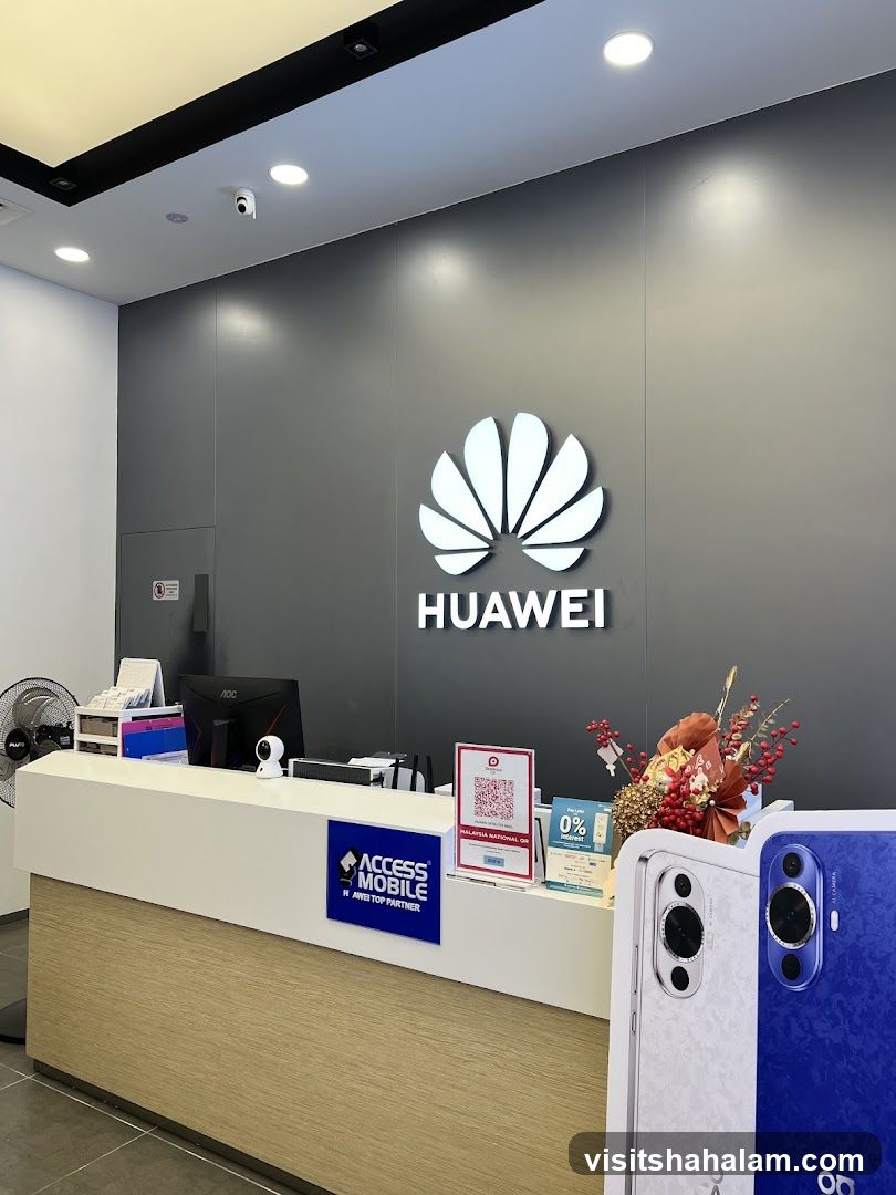Huawei Store Counter