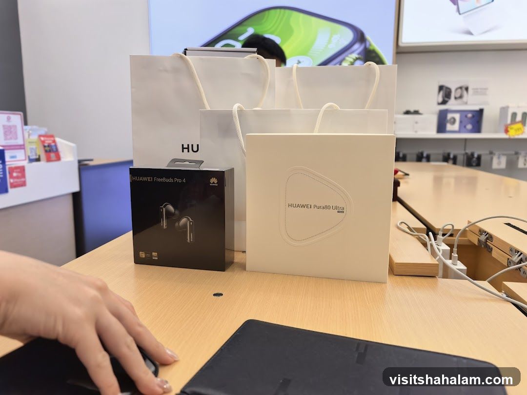 Huawei Products on Display