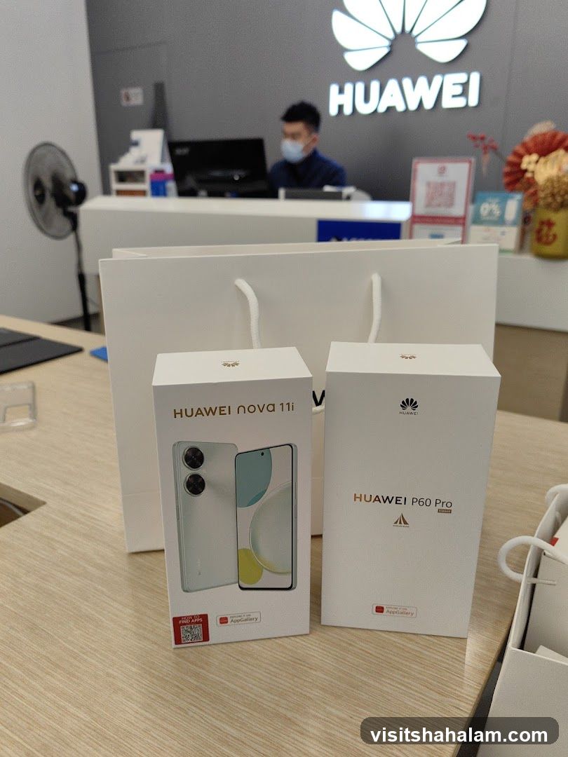 Huawei Nova 11i and P60 Pro Boxes