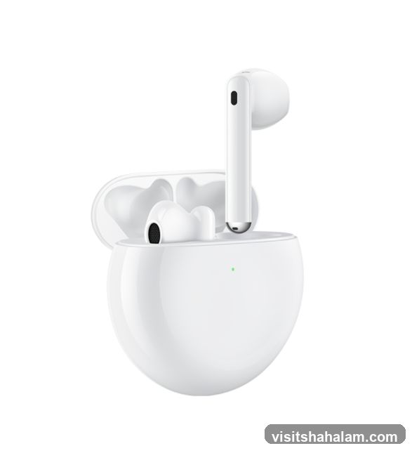 White Wireless Earbuds