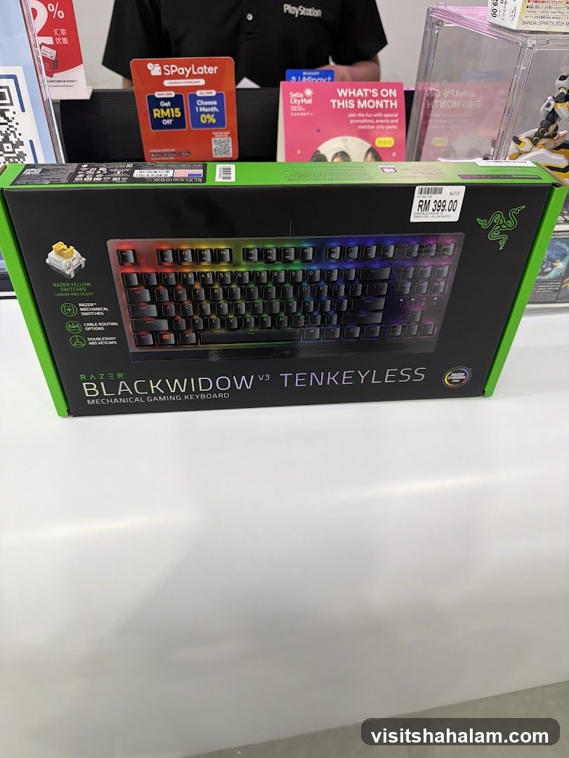 Razer BlackWidow V3 Tenkeyless Mechanical Gaming Keyboard