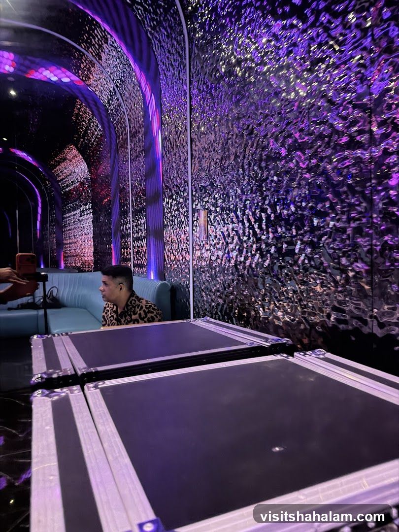 Interior of a nightclub or karaoke room