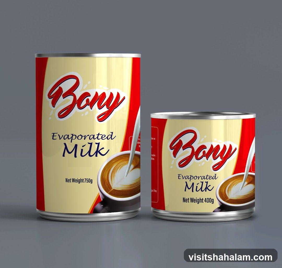 Bony Evaporated Milk Cans