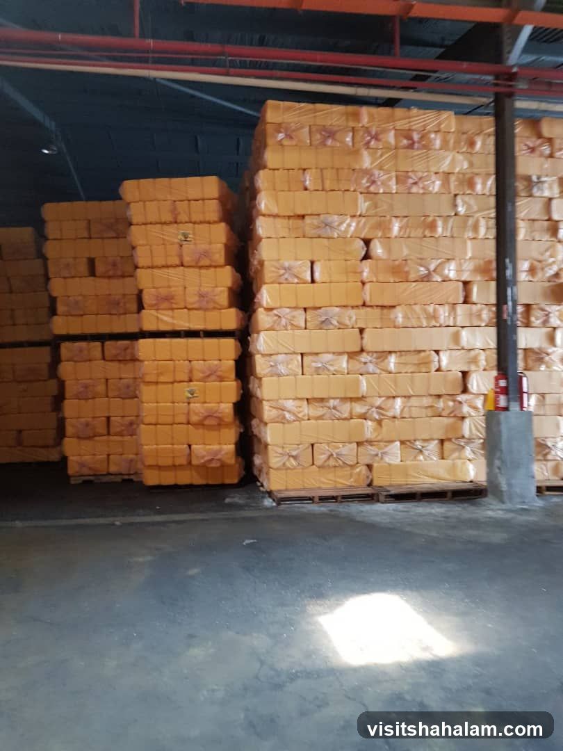 Stacked Goods in Warehouse