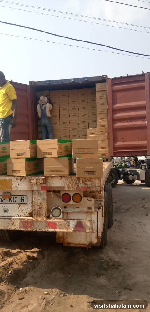 Loading Boxes onto a Truck