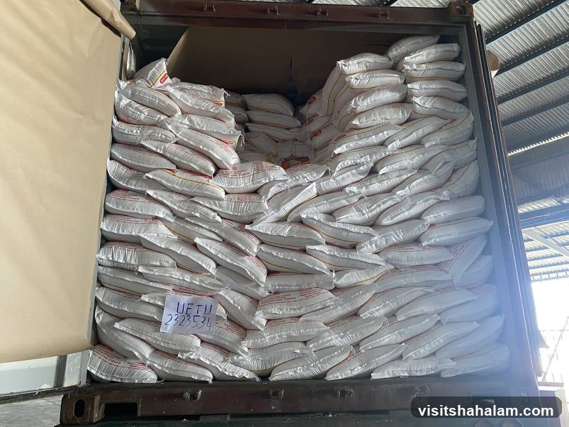 Bags of Product in a Container
