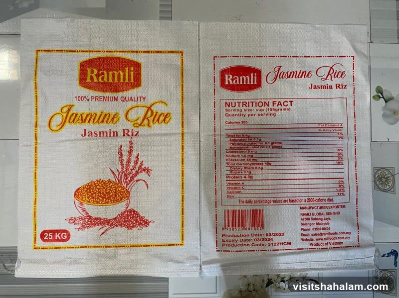 Ramli Jasmine Rice Bag
