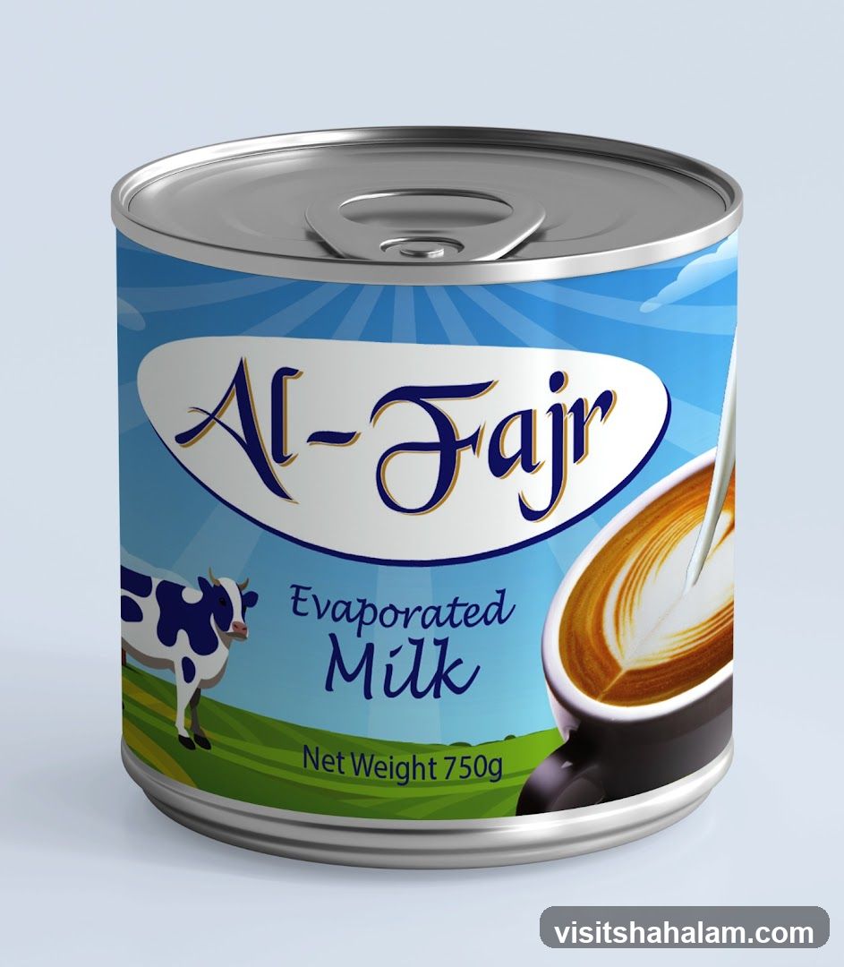 Al-Fajr Evaporated Milk Can