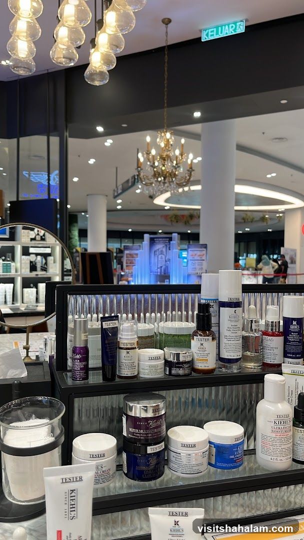 Skincare Products Display