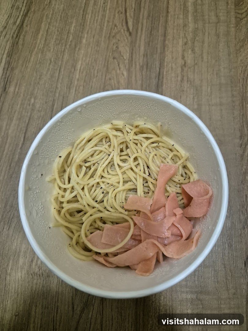 Spaghetti with Ham