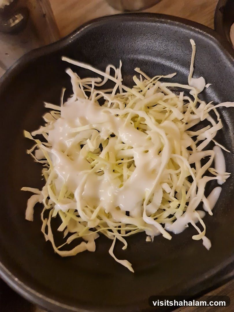 Shredded Cabbage Salad