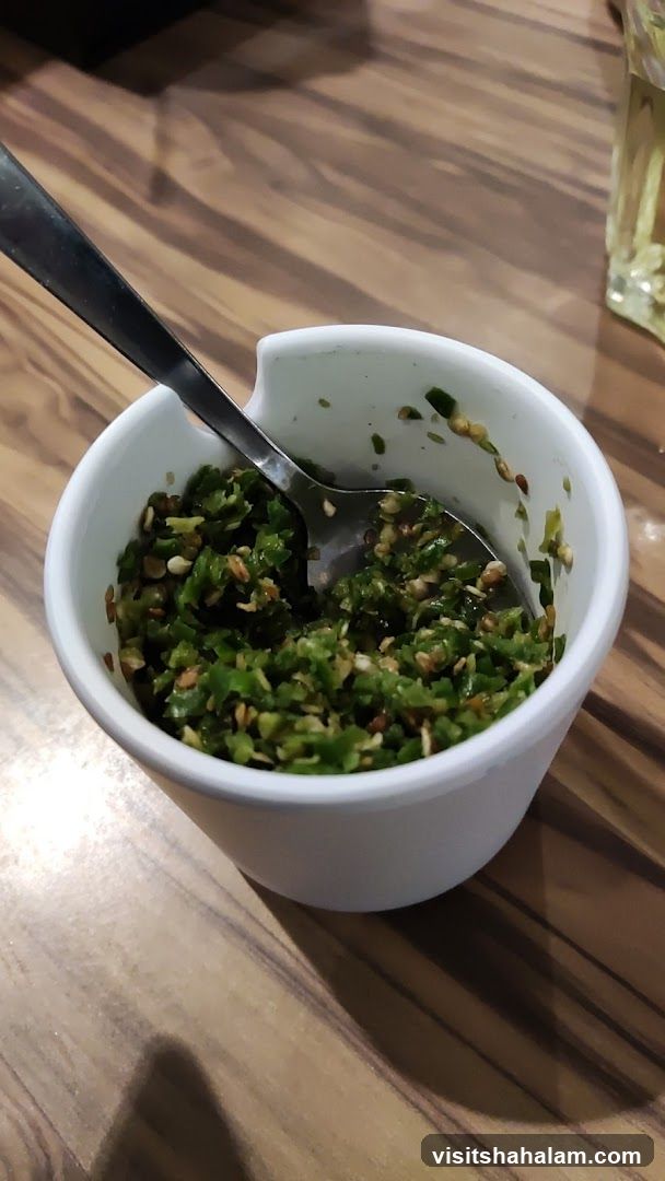 Chopped Green Chilies with Seeds