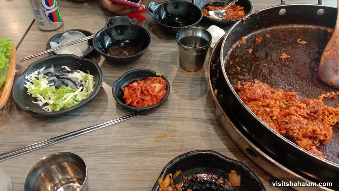 Table with Korean Food