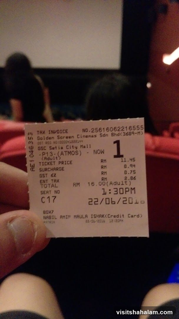Movie Ticket Stub