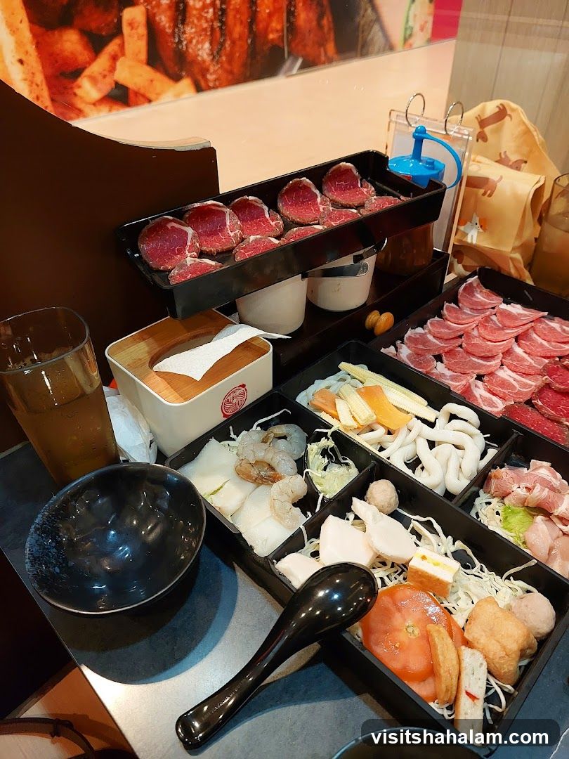 Assortment of Hot Pot Ingredients
