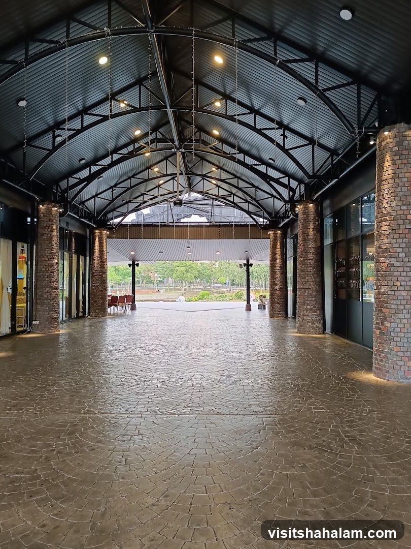 Covered Walkway with Outdoor View