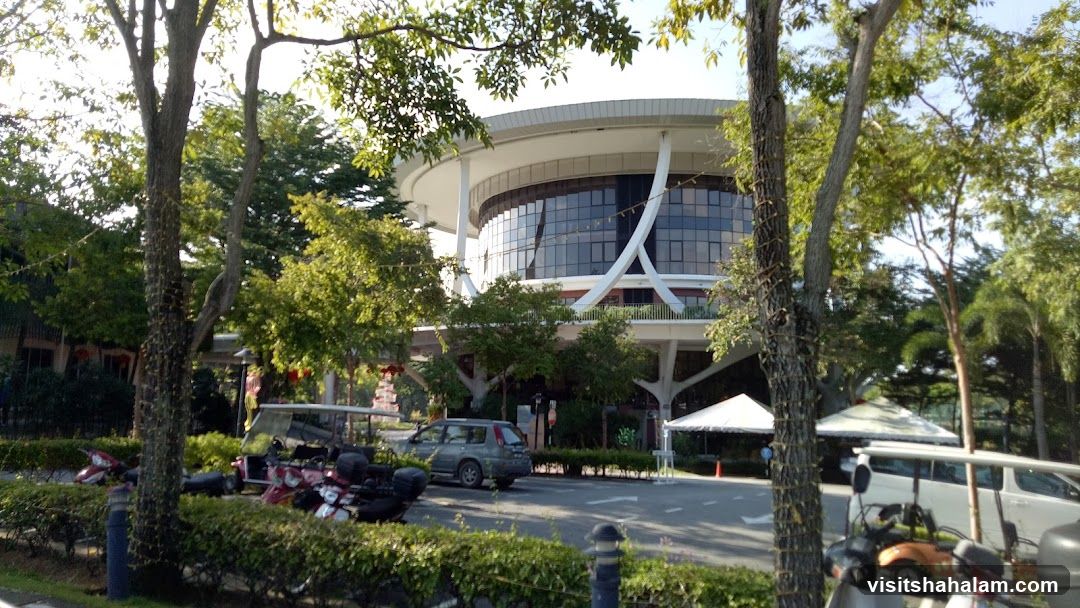 Modern Building with Greenery