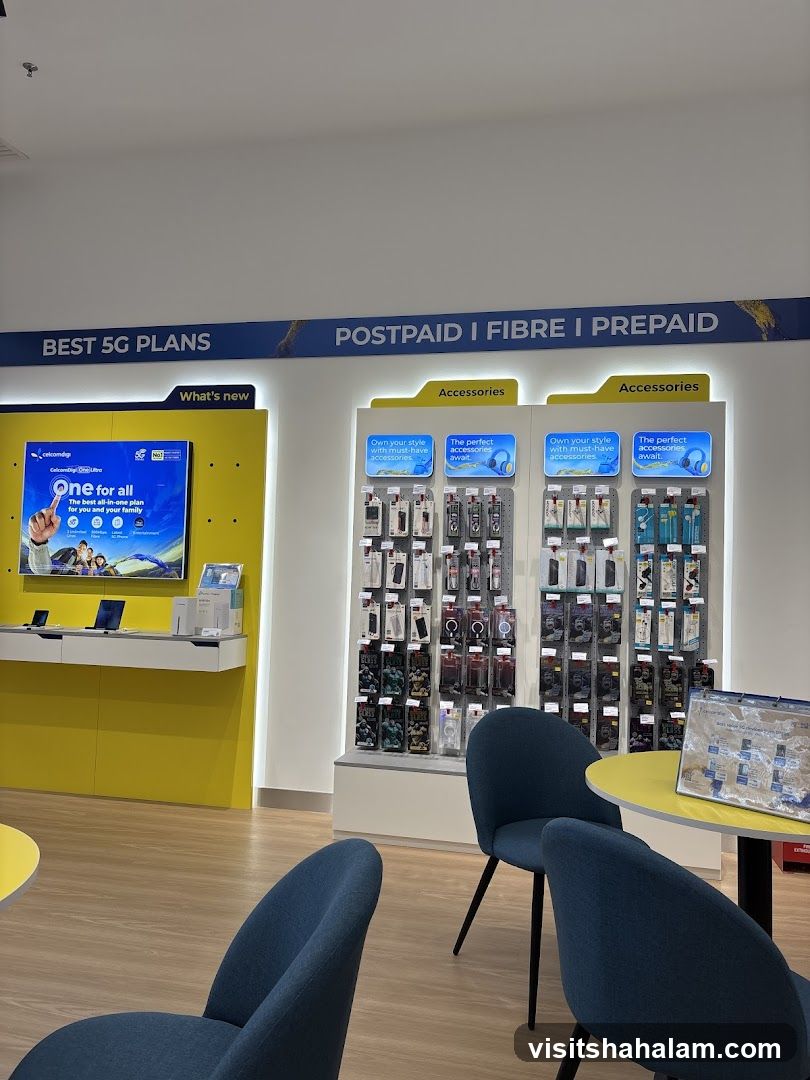 Telecommunications Store Interior