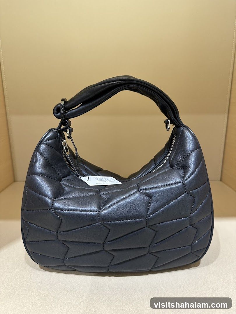 Black Quilted Handbag