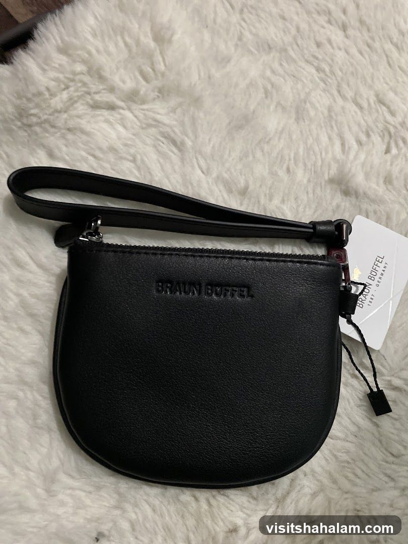 Black Braun Buffel Pouch