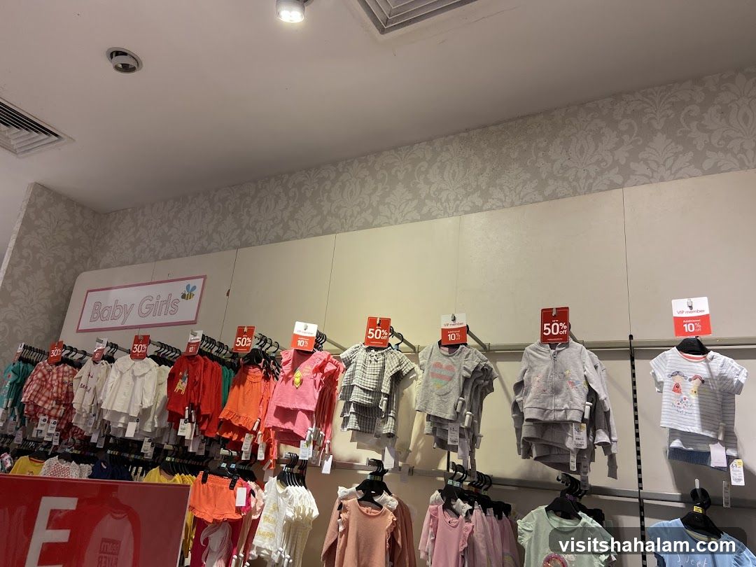 Baby Girls Clothing Display