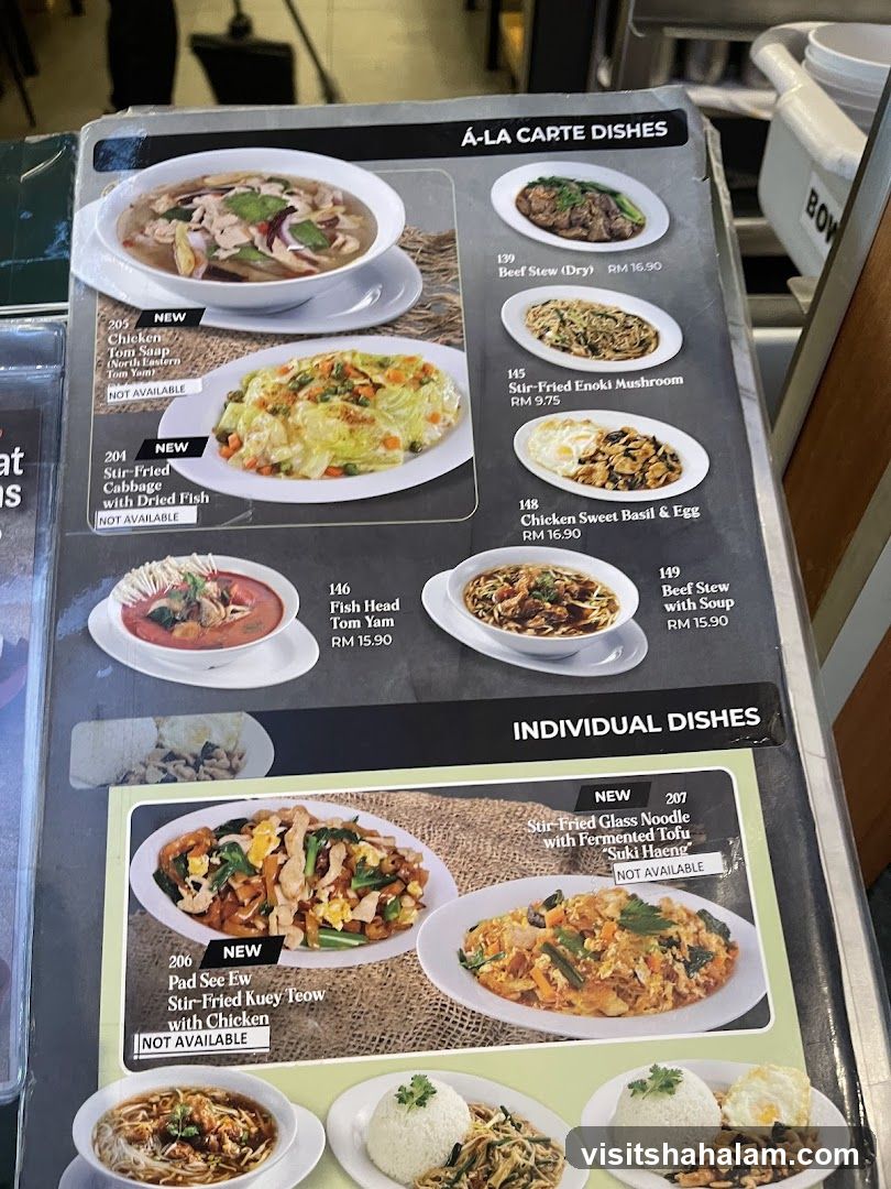 A-LA CARTE DISHES