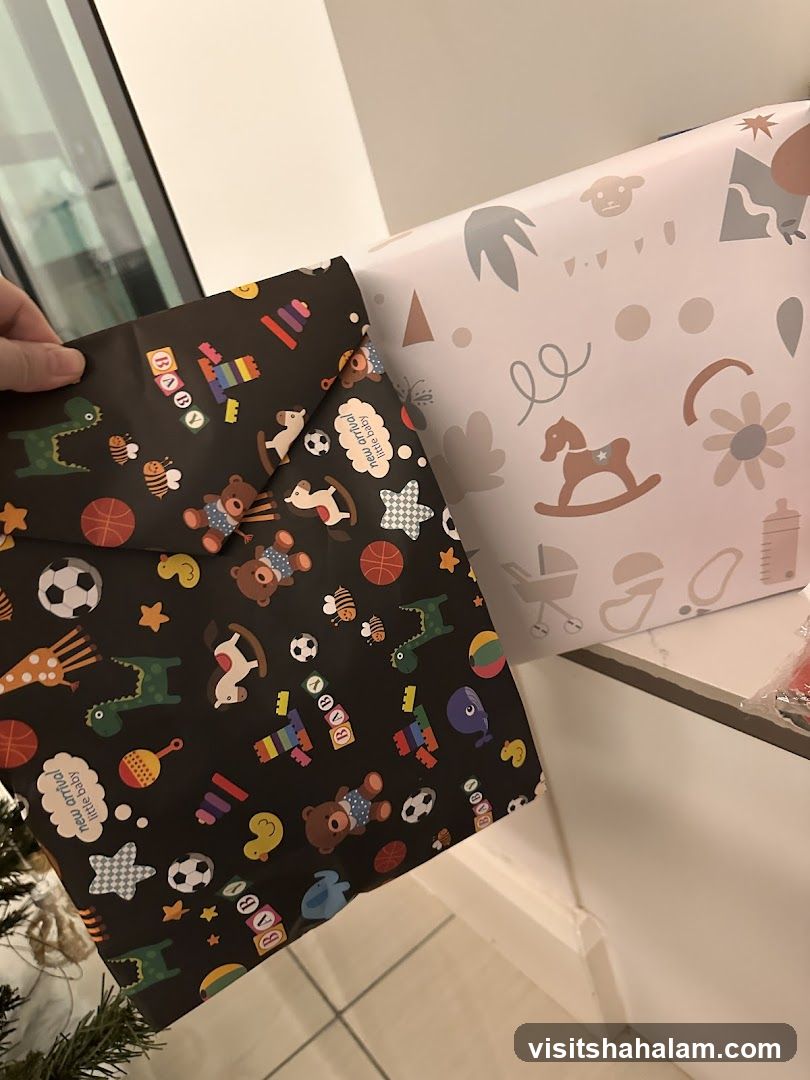 Baby Themed Gift Wrap