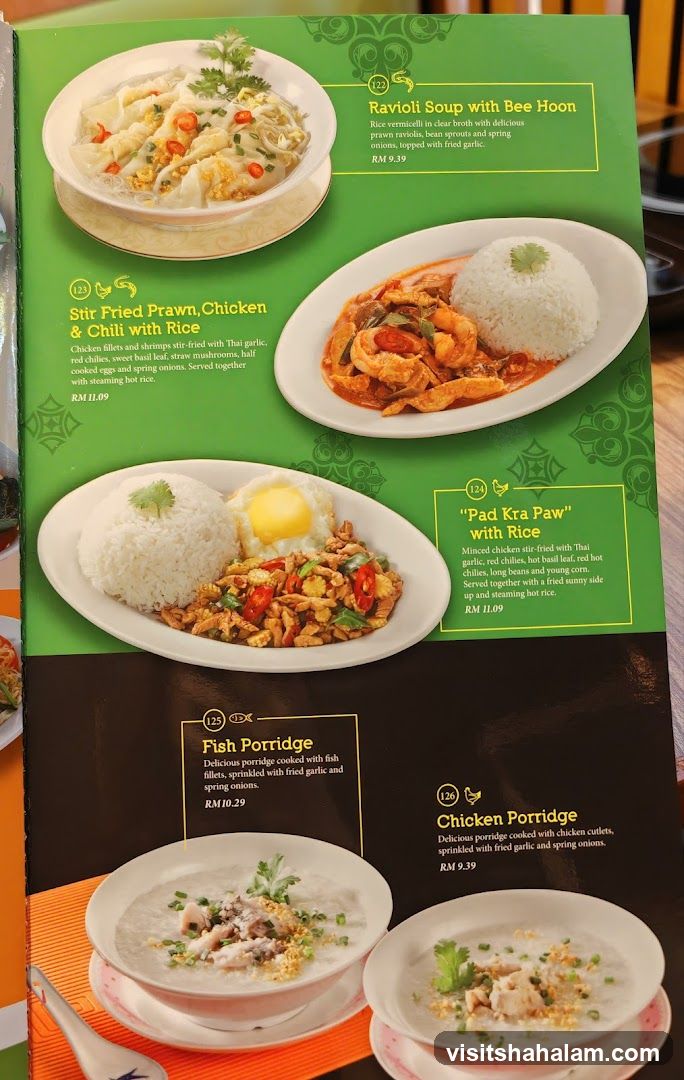 Menu Items
