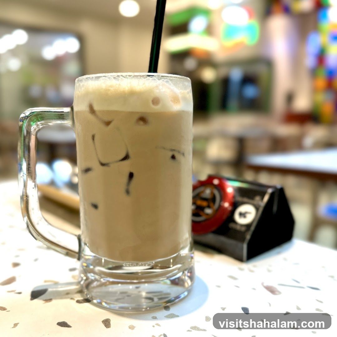 Iced Coffee with Foam
