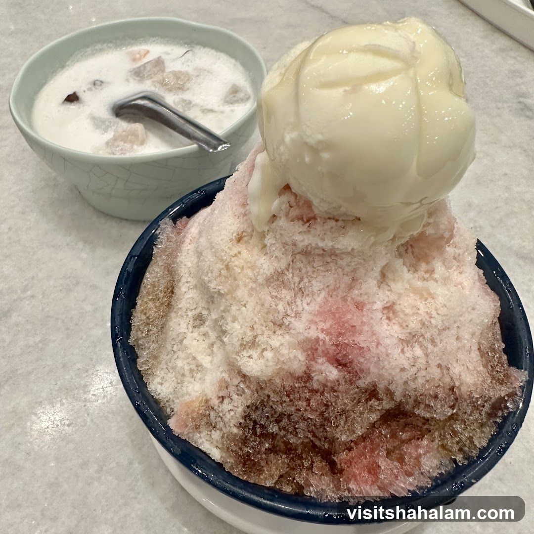 Shaved Ice Dessert