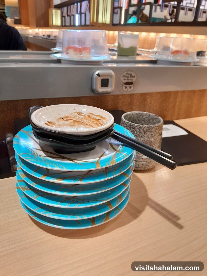 Sushi Plates and Conveyor Belt