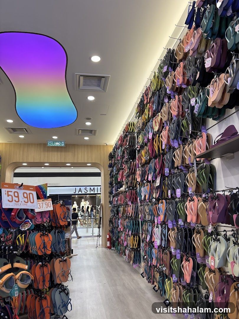 Flip-flop store interior