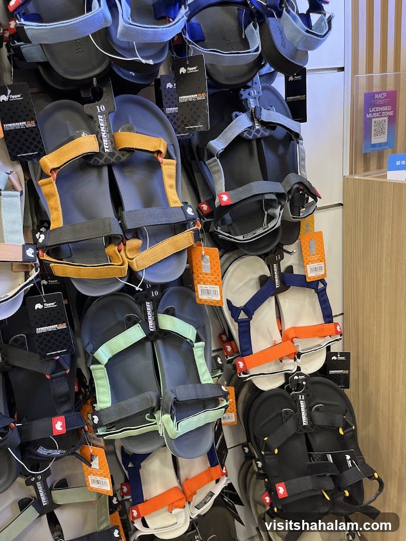 Sandals Display
