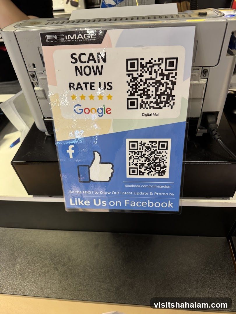QR Codes for Google and Facebook