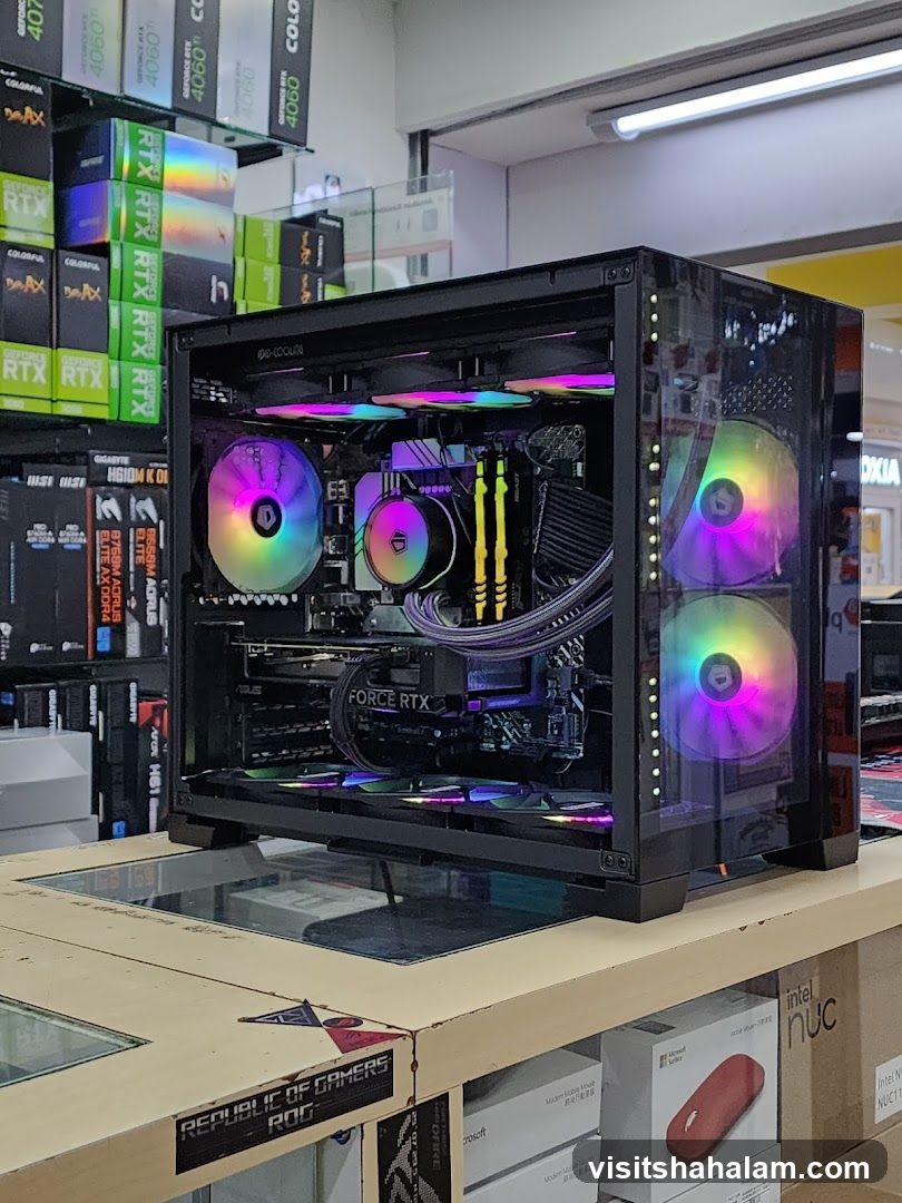 Custom PC Build with RGB Lighting