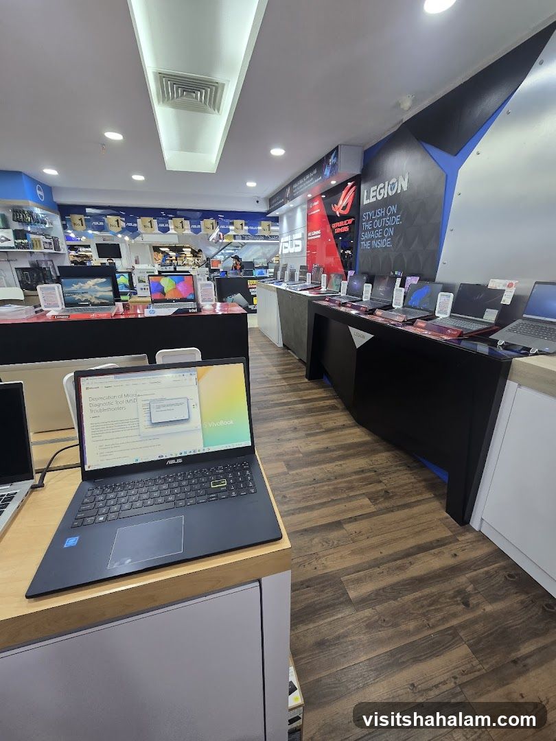 Electronics Store Display
