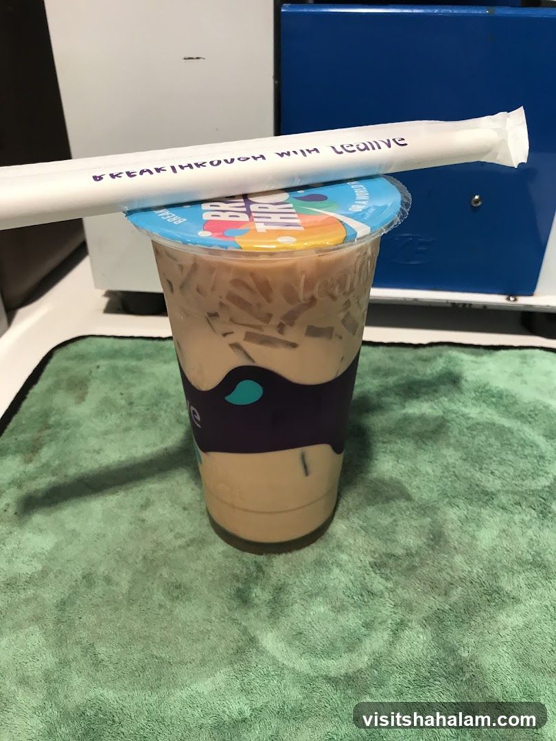Iced Milk Tea with Jelly