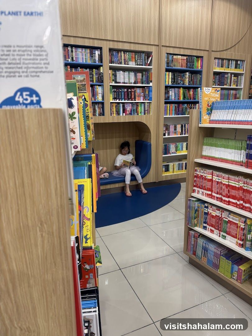 Children Reading in Bookstore